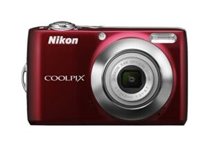 nikon coolpix l22 12.0mp digital camera with 3.6x optical zoom and 3.0-inch lcd (red-primary) (renewed)