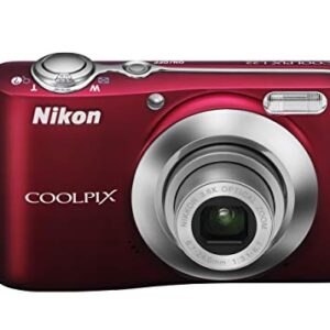 Nikon Coolpix L22 12.0MP Digital Camera with 3.6x Optical Zoom and 3.0-Inch LCD (Red-primary) (Renewed)