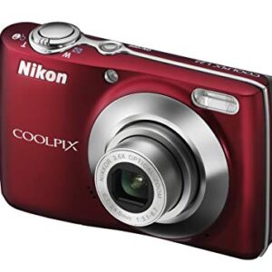 Nikon Coolpix L22 12.0MP Digital Camera with 3.6x Optical Zoom and 3.0-Inch LCD (Red-primary) (Renewed)