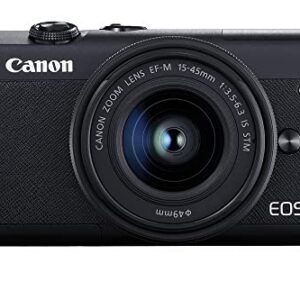 Canon EOS M200 Mirrorless Digital Camera with 15-45mm Lens International Version