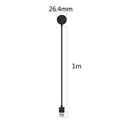 Compatible with Michael Kors Gen 4/Gen 5/Gen 6 Smart Watch Charger, 3.3ft Replacement Rapid Magnetic Charger for Michael Kors Access Gen 5 Lexington/Bradshaw, Gen 4 Runway/Sofie/MKGO (Black+White)