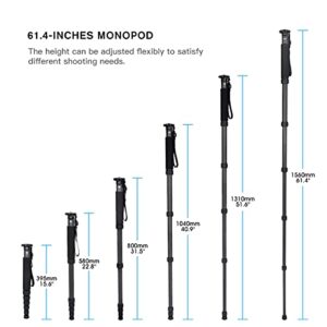 SIRUI P-326 6 Section Carbon Fiber Monopod