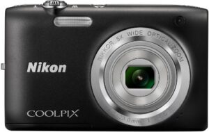 nikon coolpix s2800 point and shoot digital camera with 5x optical zoom (black) international version no warranty