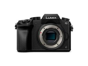 panasonic lumix dmc-g7 mirrorless micro four thirds digital camera (black body only) (kit box)
