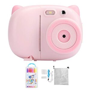 kid instant camera with 2.4 inch ips color lcd display, rechargeable high-definition child camera support 32g extended storage, wifi synchronized sharing