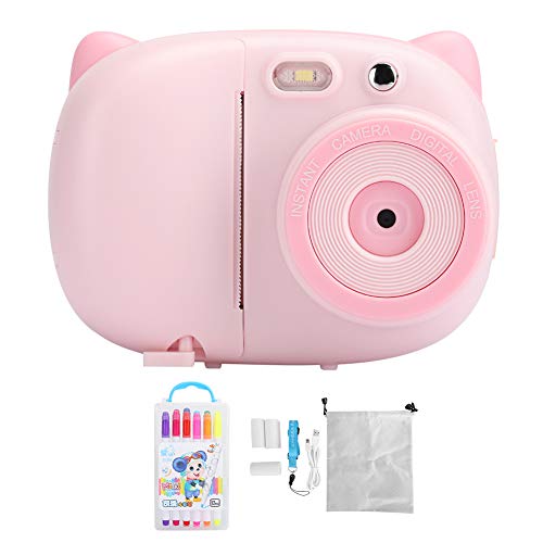 Kid Instant Camera with 2.4 Inch IPS Color LCD Display, Rechargeable High-Definition Child Camera Support 32G Extended Storage, WiFi Synchronized Sharing