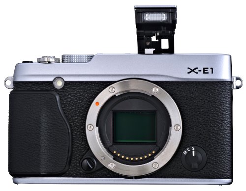 Fujifilm X-E1 16.3 MP Compact System Digital Camera with 2.8-Inch LCD - Body Only (Silver)