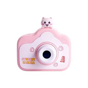 Kids Camera, Front and Rear Single Shot 2000w, Game Music All-in-one, Color Picture Frame Sticker, Filter, Camera Can Take Pictures Without Card, Support for Maximum 32GB Cards