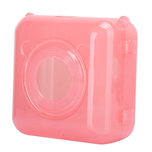 Naroote Wosune Printer Protective Case, Snaping‑onite Practical Durablefor Peripage(Pink)