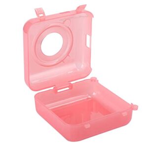 Naroote Wosune Printer Protective Case, Snaping‑onite Practical Durablefor Peripage(Pink)