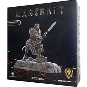 Swordfish Tech Warcraft, Lothar Statue Phone Charging Dock - Warcraft Movie Official Licensed