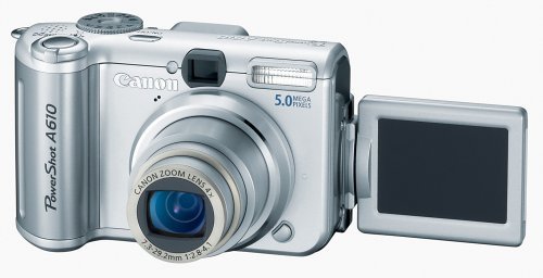 Canon Powershot A610 5MP Digital Camera with 4x Optical Zoom (OLD MODEL)