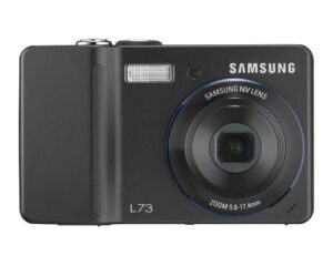 samsung digimax l73 7mp digital camera with 3x advance shake reduction optical zoom (black)