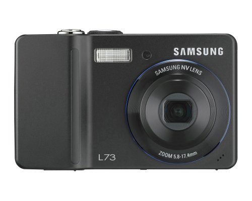 Samsung Digimax L73 7MP Digital Camera with 3x Advance Shake Reduction Optical Zoom (Black)