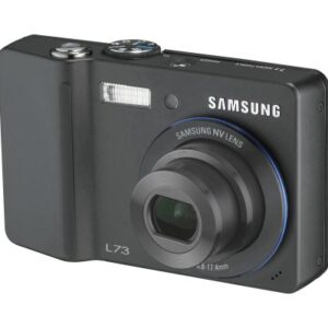 Samsung Digimax L73 7MP Digital Camera with 3x Advance Shake Reduction Optical Zoom (Black)