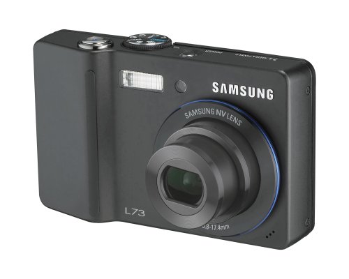 Samsung Digimax L73 7MP Digital Camera with 3x Advance Shake Reduction Optical Zoom (Black)