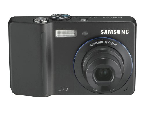 Samsung Digimax L73 7MP Digital Camera with 3x Advance Shake Reduction Optical Zoom (Black)