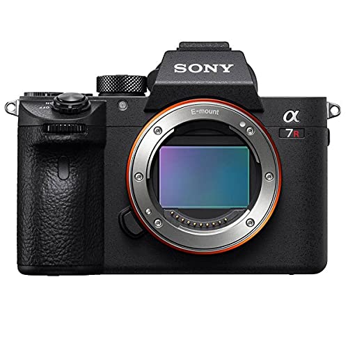 Sony Alpha a7R III Mirrorless Digital Camera (V2) with FE 24-105mm f/4 G OSS Lens Bundle with 128GB SD Card, Backpack, Extra Battery, Charger, Wrist Strap, Mic, Filter Kit and Accessories