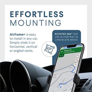 Kenu Airframe+, Air Vent Car Phone Holder Mount, Cell Phone Stand for Car, Expandable Grip & 360 Degree Pivot, Compatible with Latest iPhones, Samsungs, & Androids
