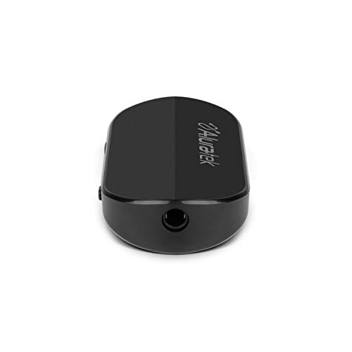 Aluratek Bluetooth Audio Transmitter with Detached Cable, Dual Streaming Support, Up to 50 Foot Range for Up to 10 Hours Streaming on a Full Charge