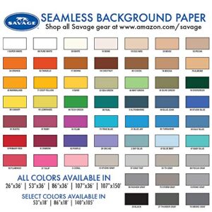 Savage Seamless Paper Photography Backdrop - Color #12 Studio Gray, Size 86 Inches Wide x 36 Feet Long, Backdrop for YouTube Videos, Streaming, Interviews and Portraits - Made in USA