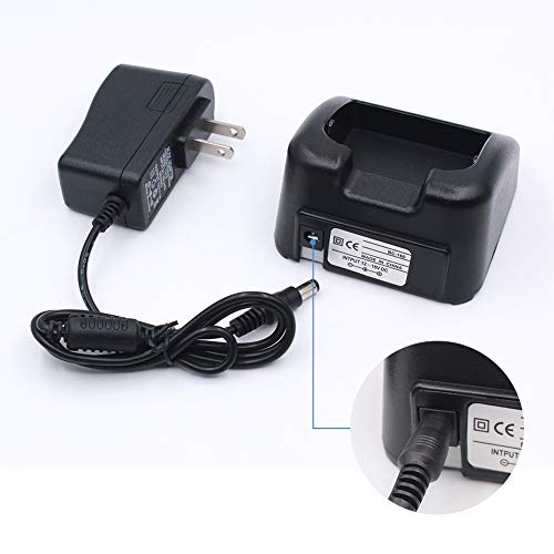 BC-160 Charger Compatible for ICOM Radio IC-A14 IC-F14 IC-F24 IC-F33GS IC-F33GT IC-F3011 IC-F4011 IC-F3161 IC-F4161 BP-232N BP-232H (NOT Fit for ICOM IC-A16 Radio)