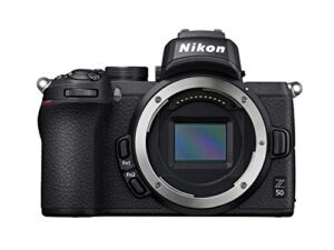 nikon z50 body mirrorless camera (209-point hybrid af, high speed image processing, 4k uhd movies, high resolution lcd monitor) voa050ae (renewed)