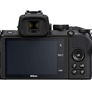 Nikon Z50 Body Mirrorless Camera (209-point Hybrid AF, High Speed Image Processing, 4K UHD Movies, High Resolution LCD Monitor) VOA050AE (Renewed)