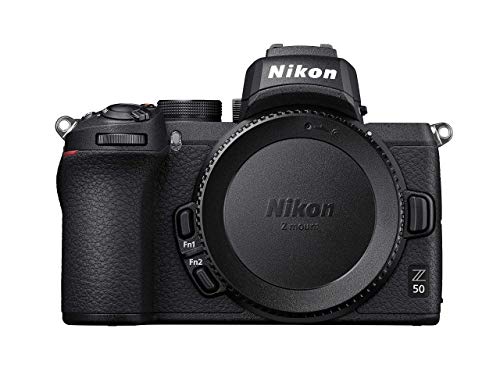 Nikon Z50 Body Mirrorless Camera (209-point Hybrid AF, High Speed Image Processing, 4K UHD Movies, High Resolution LCD Monitor) VOA050AE (Renewed)