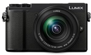 panasonic lumix gx9 4k mirrorless ilc camera body with 12-60mm f3.5-5.6 power o.i.s. lens, dc-gx9mk (usa black)