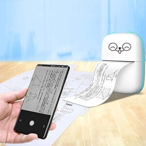 1 Piece Set Bluetooth Portable Photo Printer Printing Print Social Media Photos Convenient and Practical