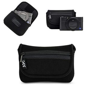 jjc compact camera case travel pouch sleeve for canon g7x g9x g5x sx740 sx730 sx620 sony zv-1 zv1 zv-1f zv1f rx100 vii vi va iv olympus tg-6 tg-5 tg-4 fuji xp140 xp130 xp90 xp80 ricoh gr iii ii & more