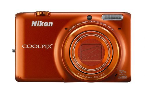 Nikon Digital Camera COOLPIX S6500 OR Orange S6500OR