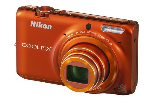 Nikon Digital Camera COOLPIX S6500 OR Orange S6500OR