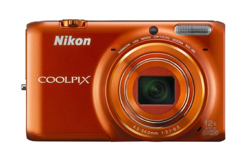 Nikon Digital Camera COOLPIX S6500 OR Orange S6500OR