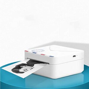 1 Piece Set Portable Photo Printer Print Social Media Photos for Customized Text Barcodes