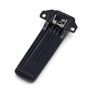 Kymate KBH-10 Belt Clip Compatible for Kenwood NX240 NX340 TK-270G TK-272G TK-2200 TK-3200 TK-3300 TK-280 TK-380 TK-290 TK-390 TK-260G TK-2302 TK-3302 Two Way Radio walkie Talkie 2Pack