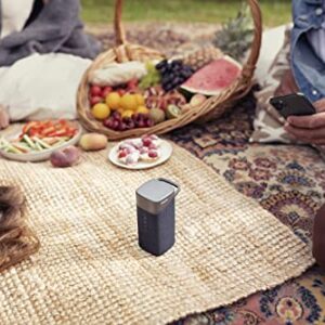 PHILIPS S3505 Wireless Bluetooth Speaker with Bold Sound, Kvadrat Speaker Fabric, Up to 10 Hours Playtime, IPX7 Waterproof, Shower Ready, Small Size, Gray