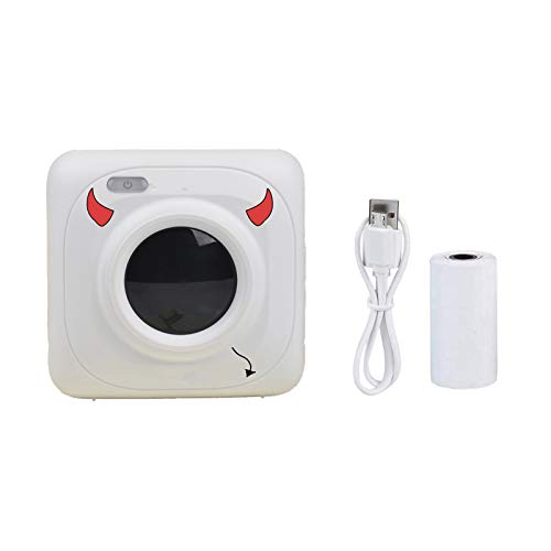 1 Pc Portable Printer Thermal Photo Printers Bluetooth Connection for DIY Painting Journal with USB Cable