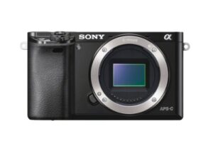 sony alpha a6000 mirrorless digital camera 24.3 mp slr camera with 3.0-inch lcd – body only (black)