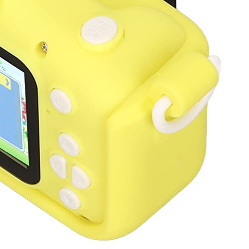 Children Camera, Dual Front and Rear Cameras Kids Digital Camera 2in HD Screen 28 Fun Photo Frames Cartoon Appearance for Video for Listening to Music (with 32G Memory Card with Card Reader)