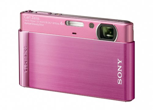 Sony Cyber-shot DSC-T90 12.1 MP Digital Camera with 4x Optical Zoom and Super Steady Shot Image Stabilization (Pink)