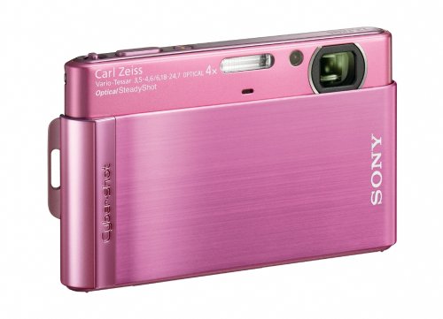 Sony Cyber-shot DSC-T90 12.1 MP Digital Camera with 4x Optical Zoom and Super Steady Shot Image Stabilization (Pink)