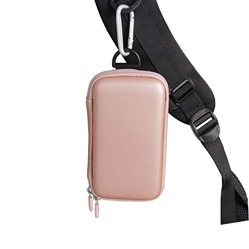 Hermitshell Hard EVA Travel Case for Samsung 2-in-1 Portable Fast Charge Wireless Charger and Battery Pack 10,000 mAh (Rose Gold, PU)