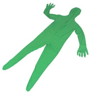 Fotoconic Chromakey Body Suit Green Bodysuit for Photo Video Photography Effect, Spandex Stretch Fit for 170cm to 190cm Height