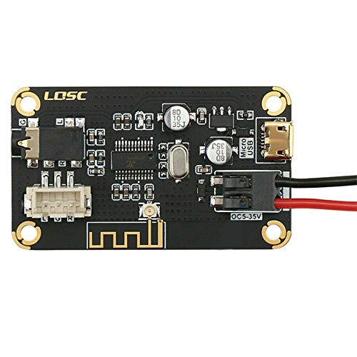 Wixine 1Pcs 12V/24V Car Bluetooth 4.2 Audio Receiver Board Sound Stereo Module Wire