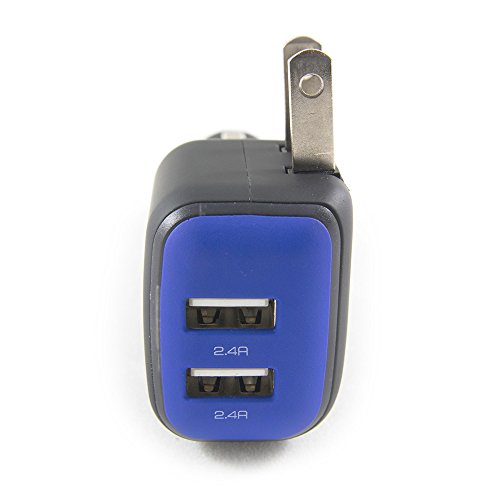 DualX Dual USB Charger for Car And Home by RapidX - Blue