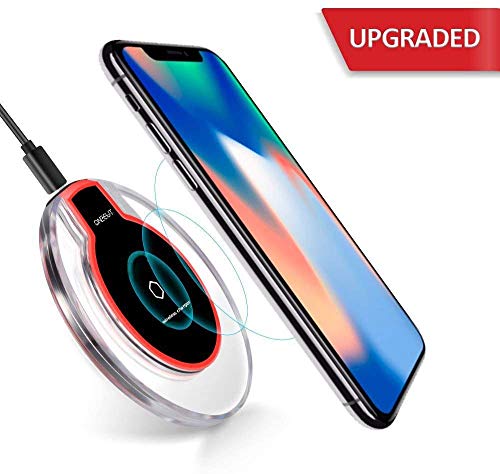 Wireless Charger Pad for iPhone 14 Plus/Pro Max/13/13 Pro Max/ 12 Mini/12 Pro Max/11/SE 2020/Xs Max/XR/X/8 Plus, Galaxy Note 20 Ultra/10+/9/8/S20 S21 S22 Ultra S10+ S10e