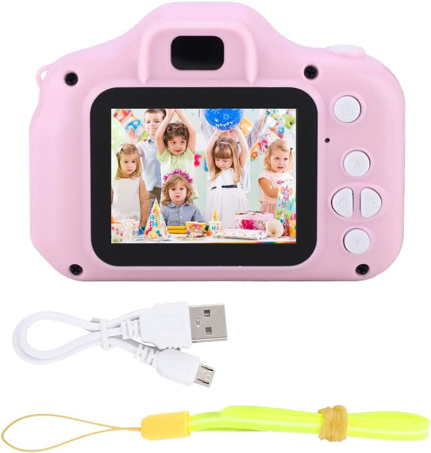 Digital Cameras for Photography Kids Full HD Camera,X2 Mini Portable 2.0 Inch IPS Color Screen Children's Digital Camera HD 1080P Camera,Digital Zoom,Shock Proof, Photo Video Camera,Kids Digital Camer