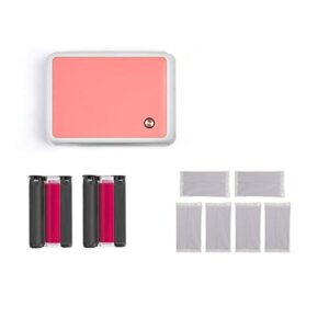 1 piece color photo instant printer portable mini pocket printers high resolution for notes gift card